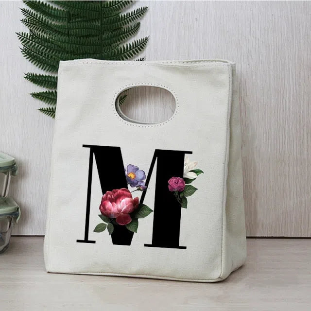 Bolsa Térmica Floral Alpha para Alimentos - Isotérmica, Portátil y Resistente