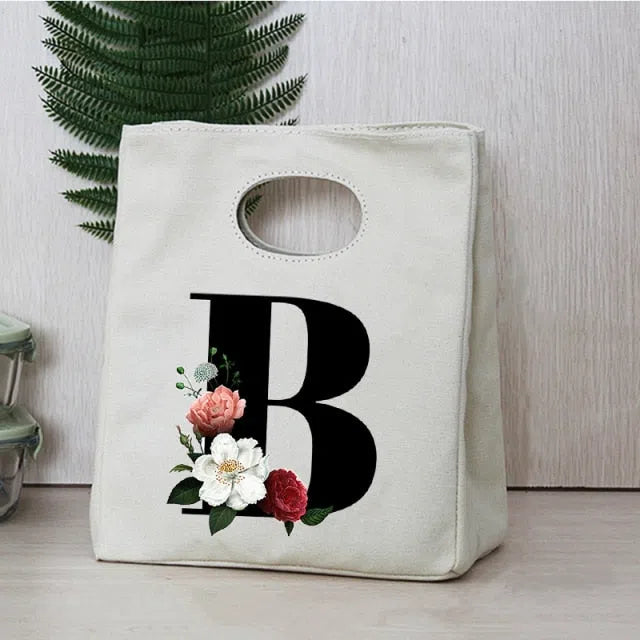 Bolsa Térmica Floral Alpha para Alimentos - Isotérmica, Portátil y Resistente