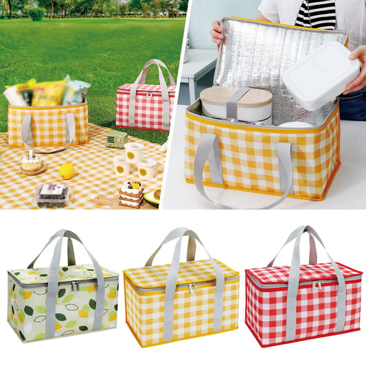 Bolsa Térmica Portátil para Piquenique e Lanches ao Ar Livre
