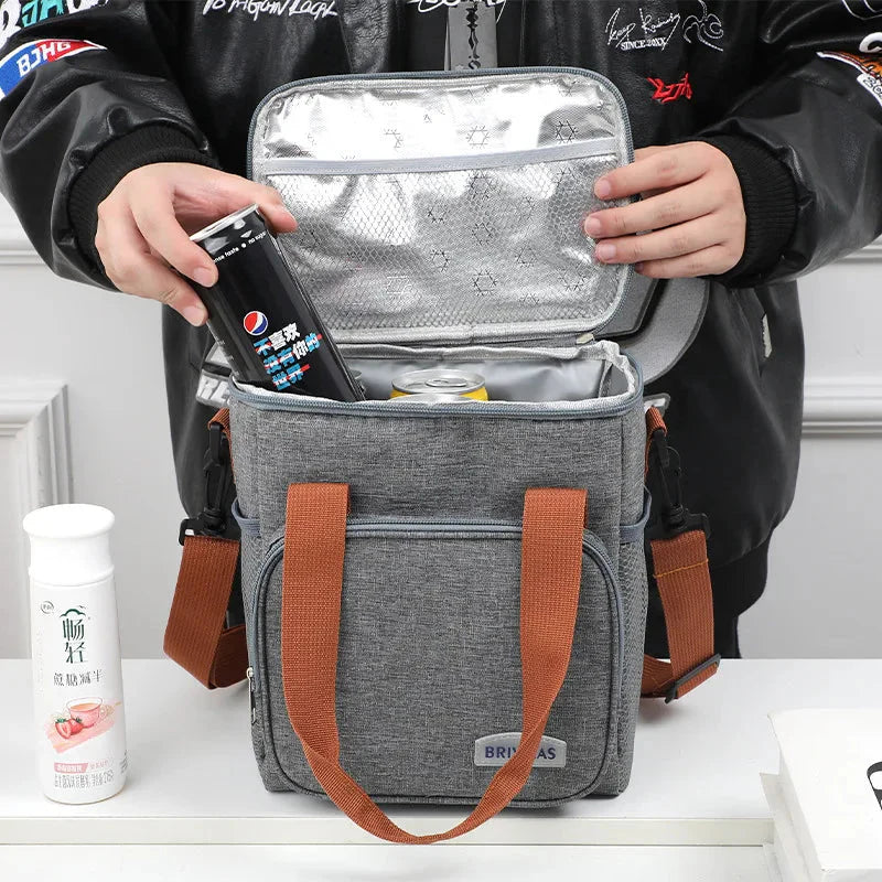 Bolsa Térmica Slim para Alimentos - Isotérmica, Compacta e Ideal para Viajes