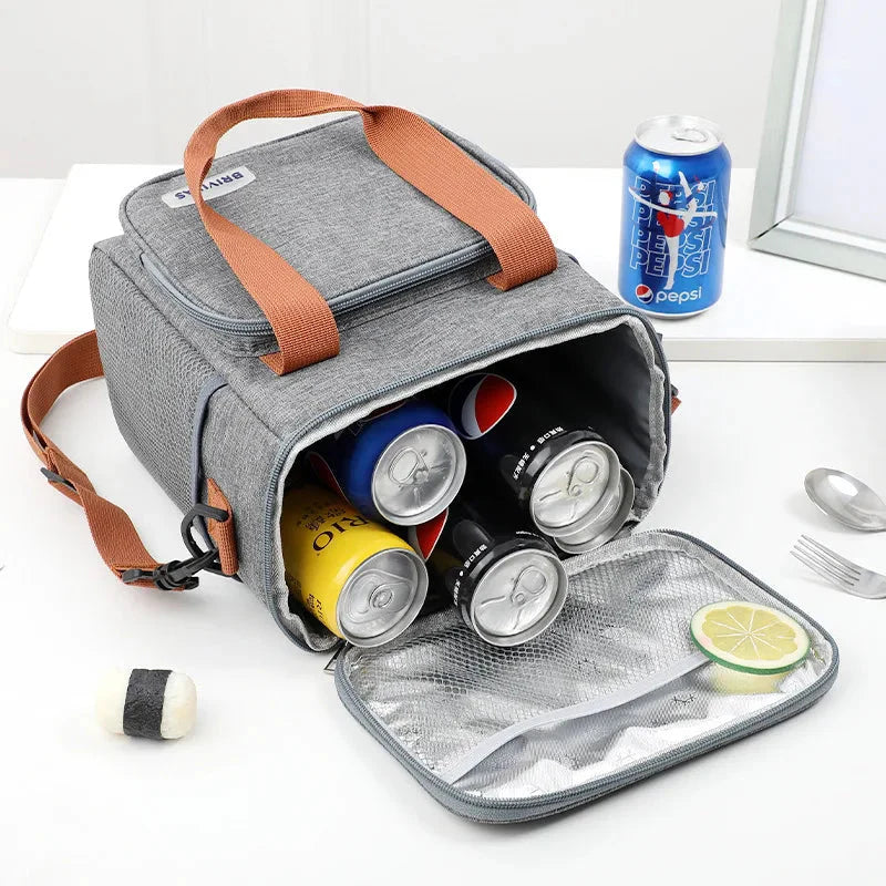 Bolsa Térmica Slim para Alimentos - Isotérmica, Compacta e Ideal para Viajes