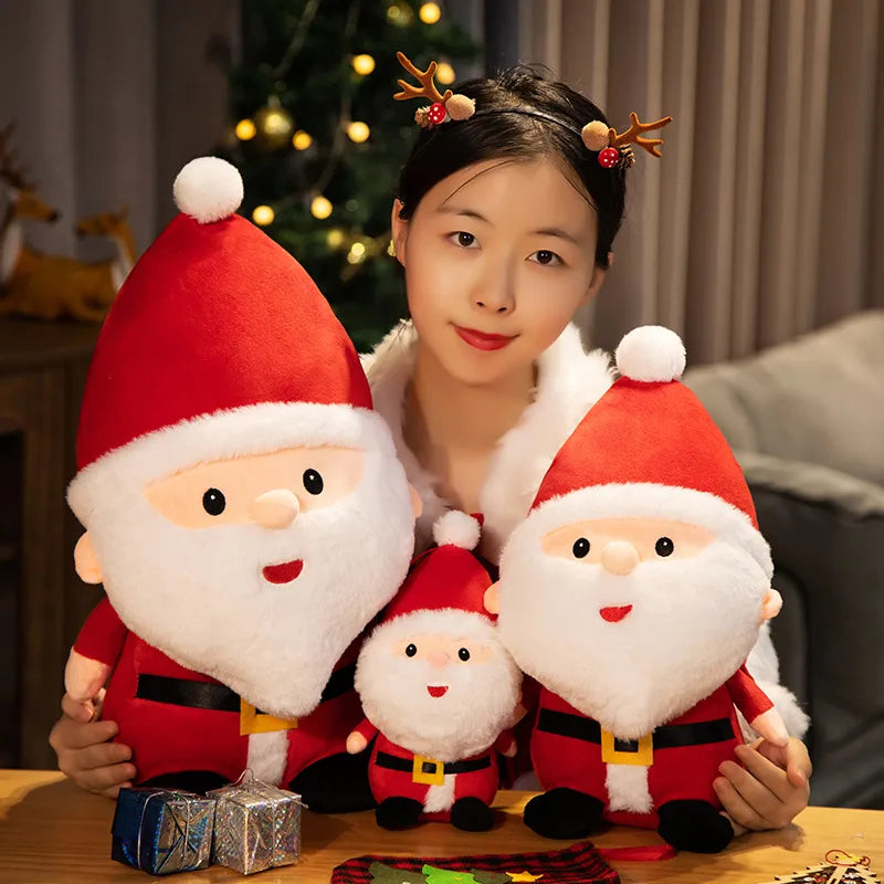 Bonecos de Pelúcia para Decoração de Natal - Adornos Festivos de Natal