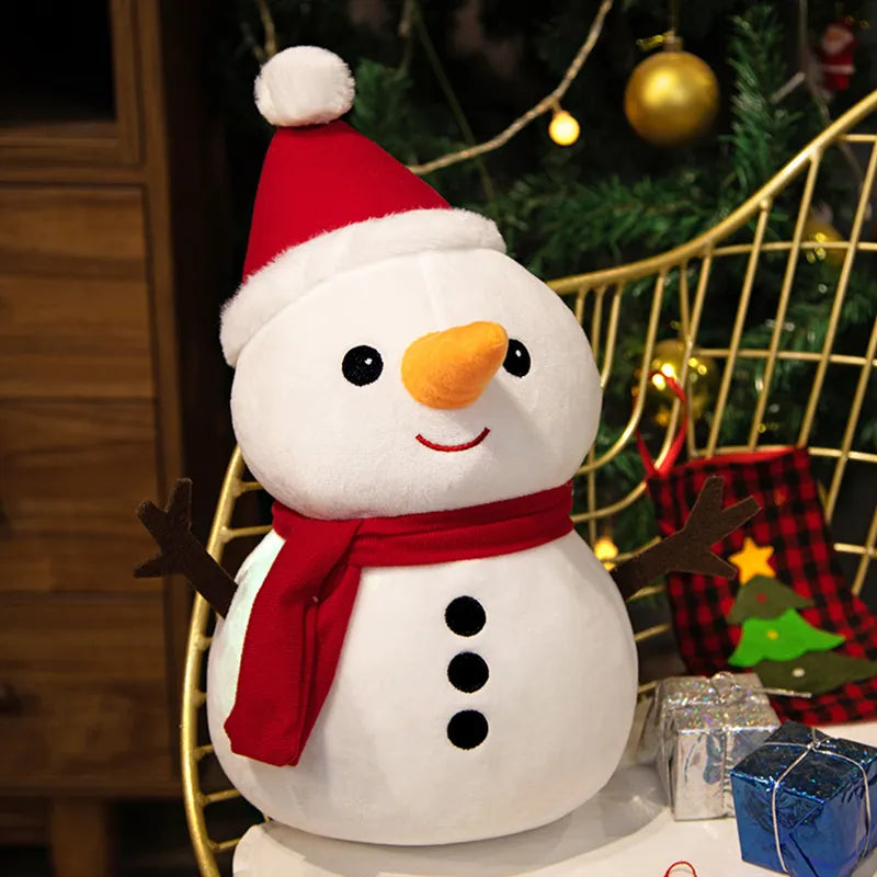 Bonecos de Pelúcia para Decoração de Natal - Adornos Festivos de Natal