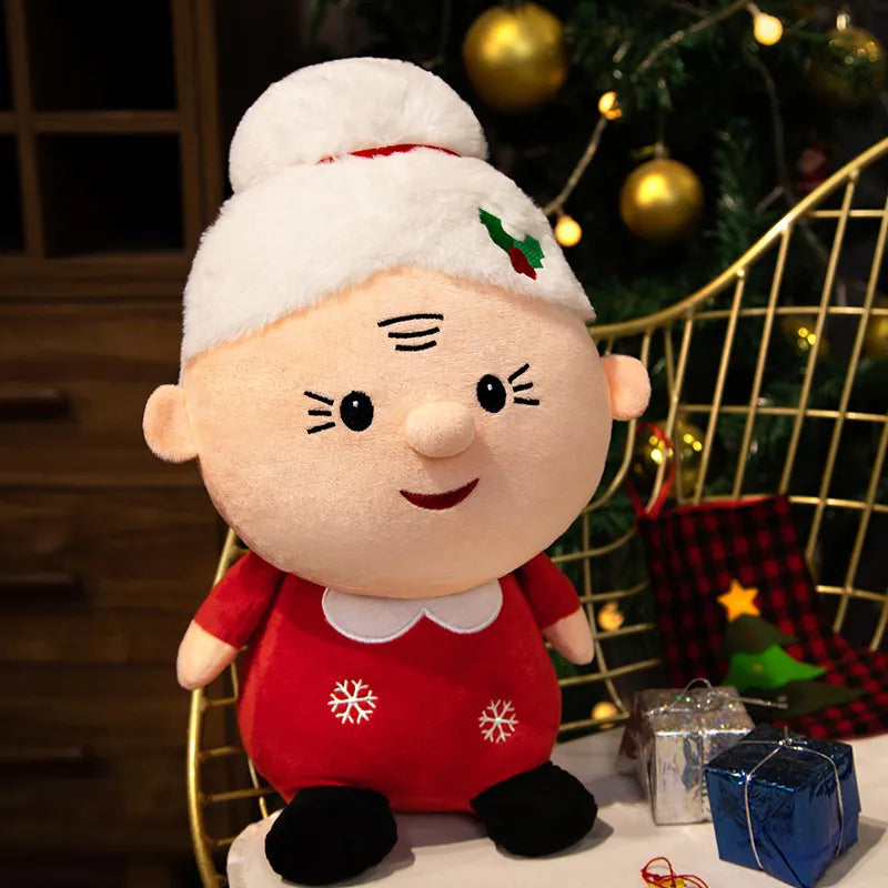 Bonecos de Pelúcia para Decoração de Natal - Adornos Festivos de Natal