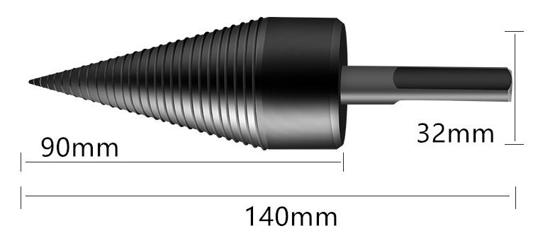 Broca Cortadora de Lenha Fireblock - Herramienta de Corte para Madera