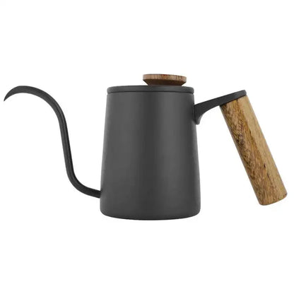 Bule de Aço Inox com Bico Fino - 350ml e 600ml - Cores: Azul Marinho, Preto e Branco