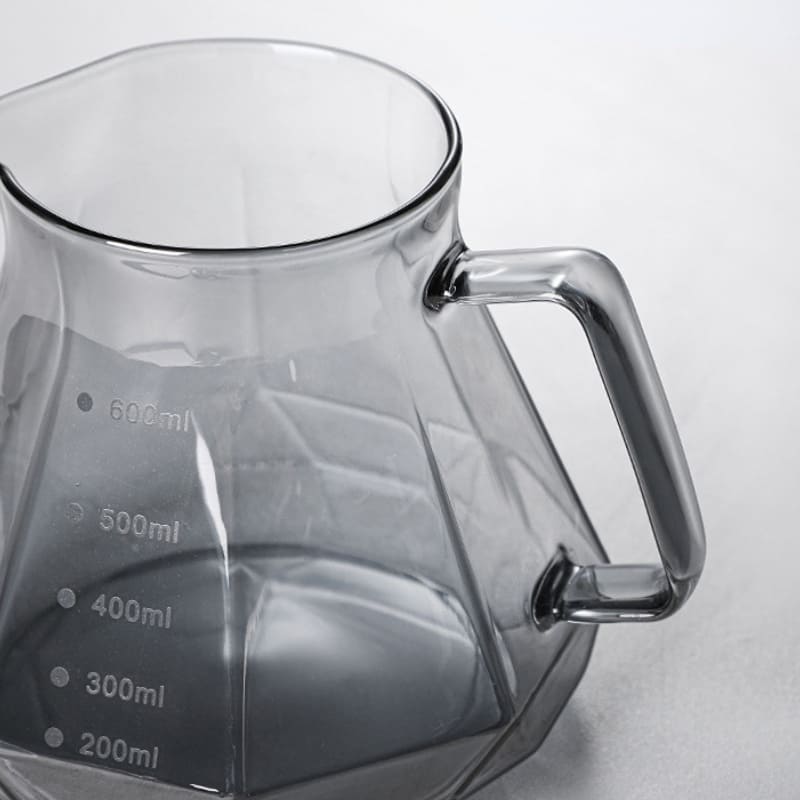 Bule de Café em Vidro Borossilicato com Coador Hario V60