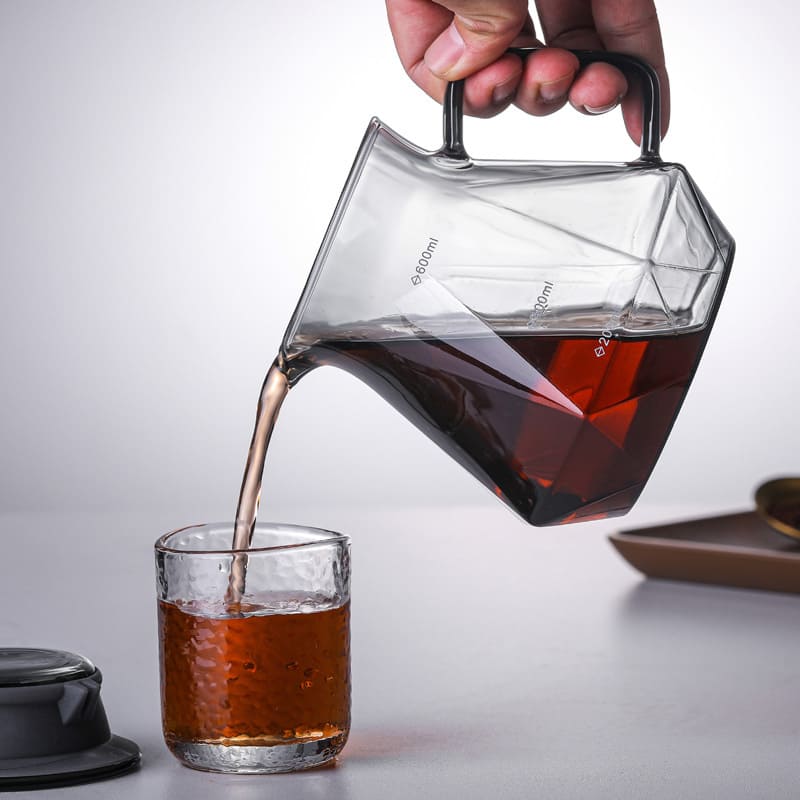 Bule de Café em Vidro Borossilicato com Coador Hario V60