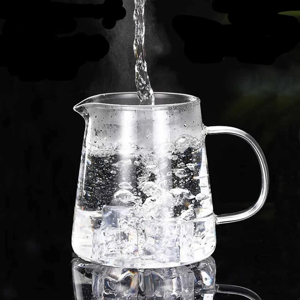 Bule de Chá em Vidro com Infusor de Aço Inoxidável