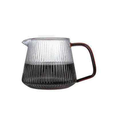 Bule de Vidro Canelado 350ml e 500ml - Ideal para Chá e Café