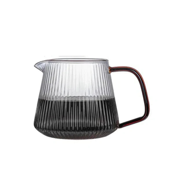 Bule de Vidro Canelado 350ml e 500ml - Ideal para Chá e Café