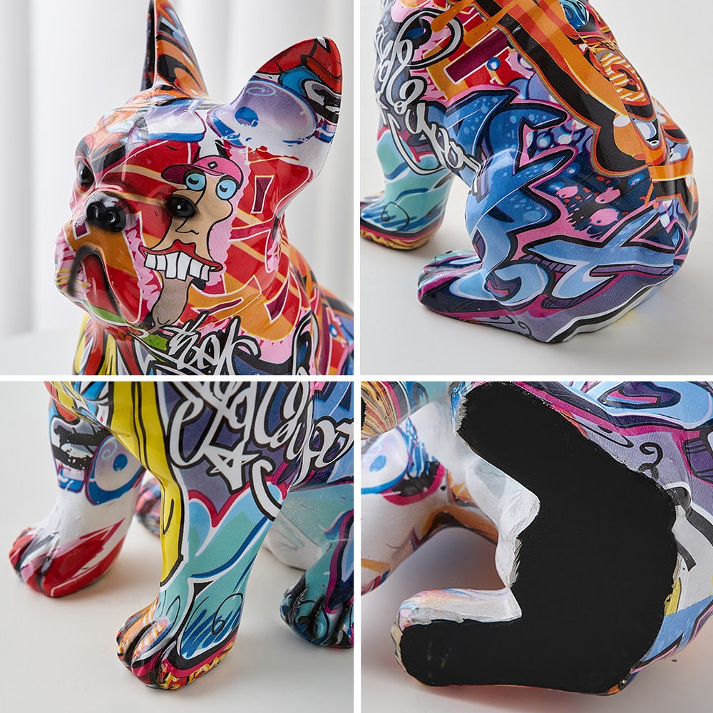 BullDog Abstrato: Art Print of Abstract Bulldog Design for Home Decor