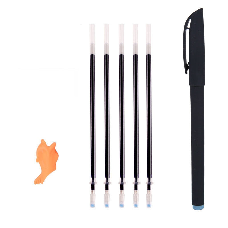 Caderno de Caligrafia Reutilizável - Kit com 4 Cadernos Mágicos para Prática de Escrita
