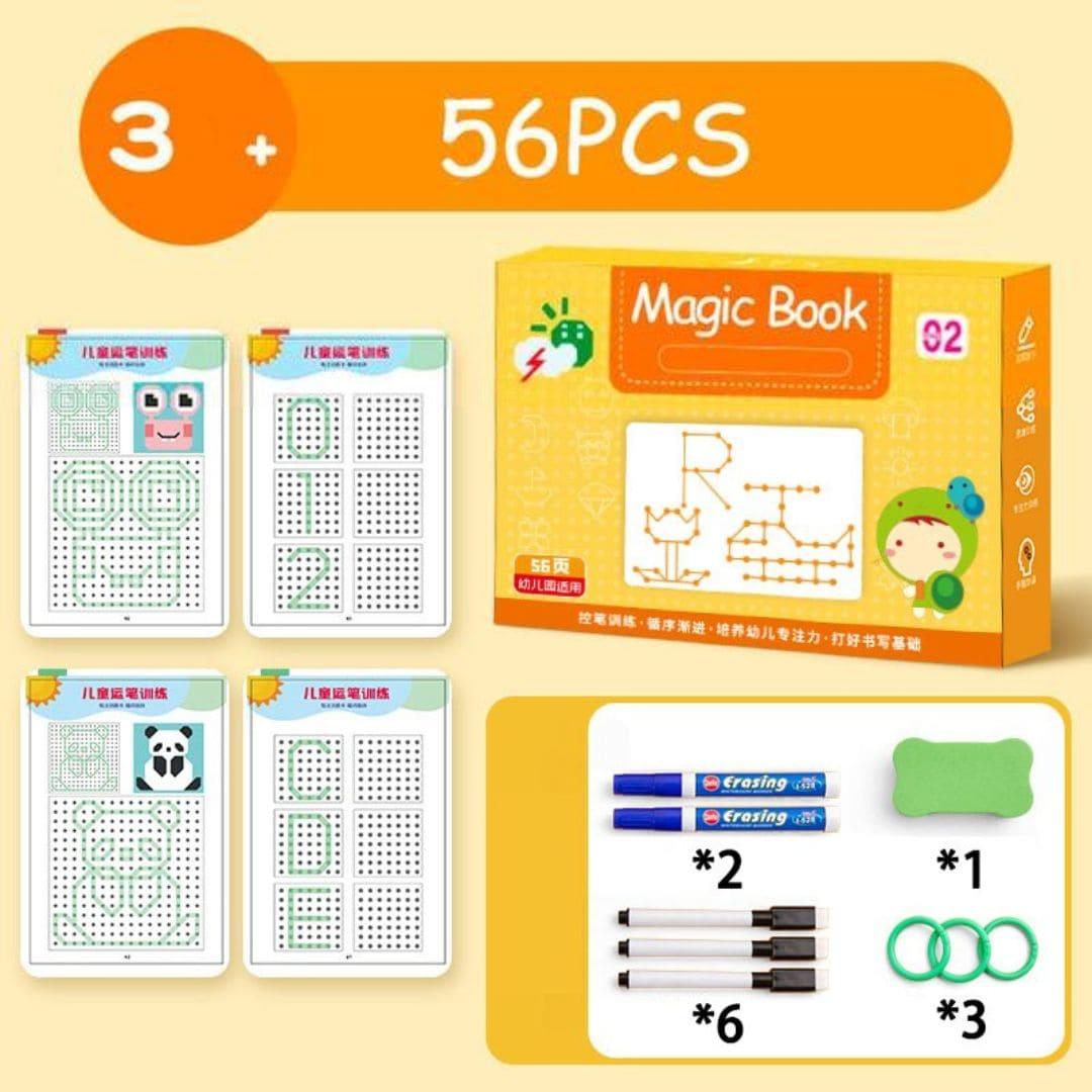 Caderno de Desenho e Traço Infantil - Livro Mágico para Crianças