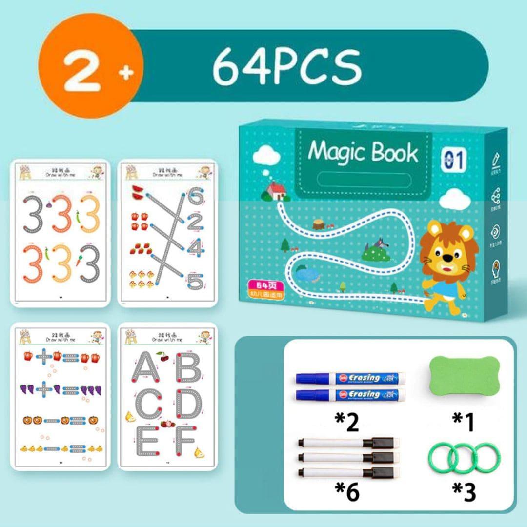 Caderno de Desenho e Traço Infantil - Livro Mágico para Crianças