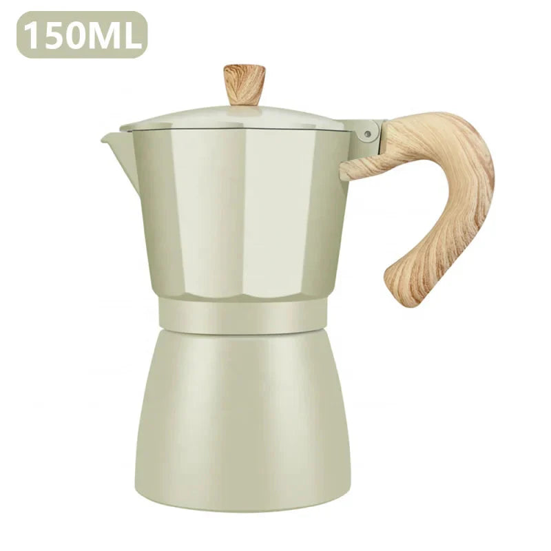 Cafeteira Italiana Colorida - Capacidade de 150ml ou 300ml