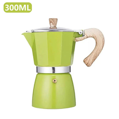 Cafeteira Italiana Colorida - Capacidade de 150ml ou 300ml