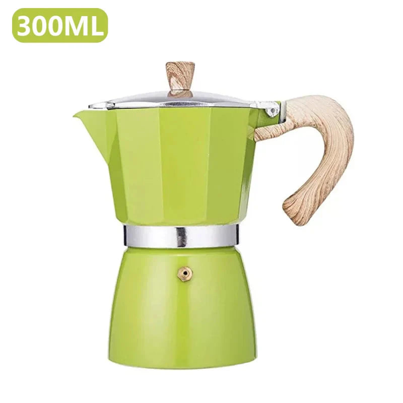 Cafeteira Italiana Colorida - Capacidade de 150ml ou 300ml