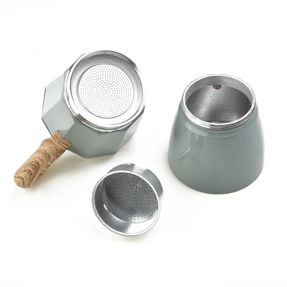 Cafeteira Italiana Colorida - Capacidade de 150ml ou 300ml