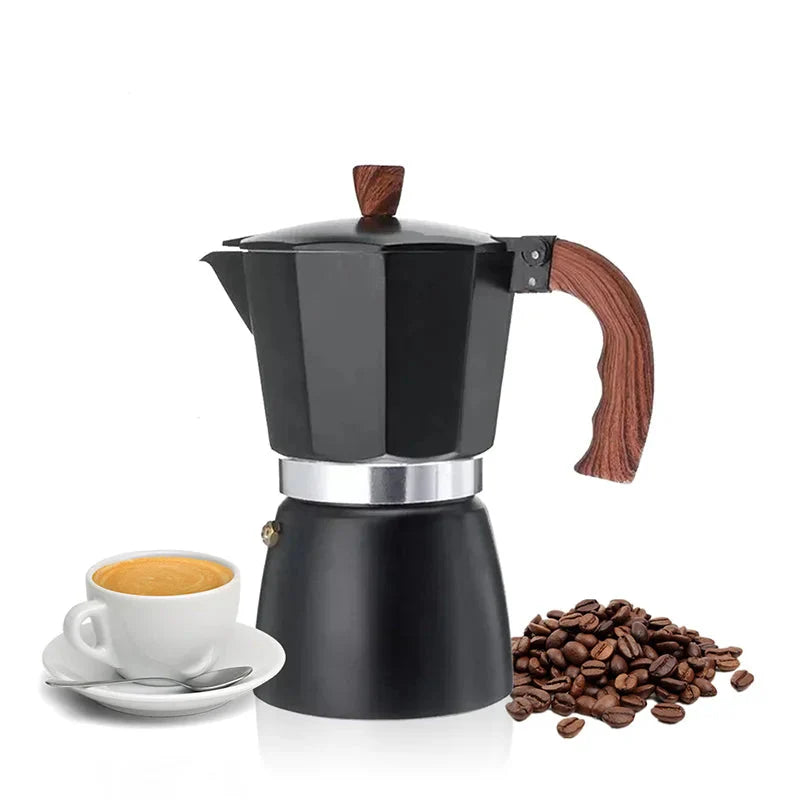 Cafeteira Italiana Colorida - Capacidade de 150ml ou 300ml