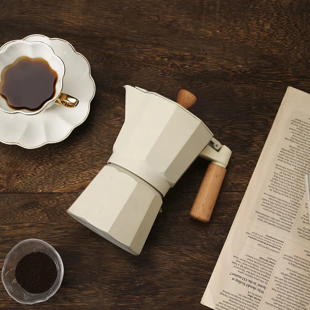 Cafeteira Italiana Espresso de Alumínio 6 Xícaras - Café Autêntico