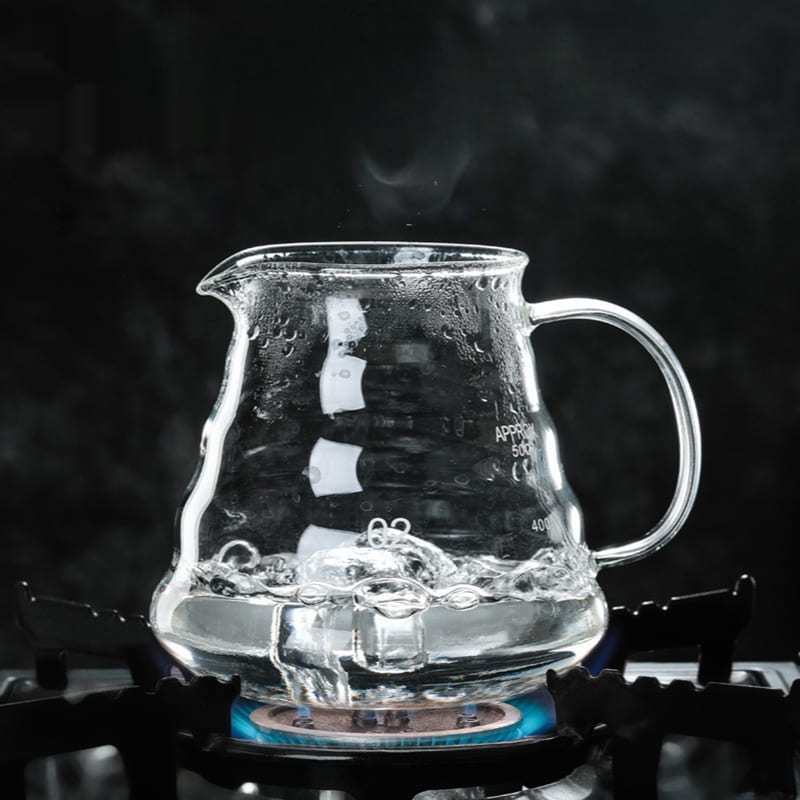 Cafeteira de Vidro Borossilicato com Coador Hario V60 para Preparar Café