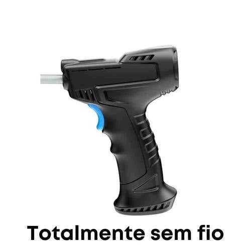 Calibrador Digital de Pneus com 3 Bicos Intercambiáveis - Acessório de Medição de Pressão