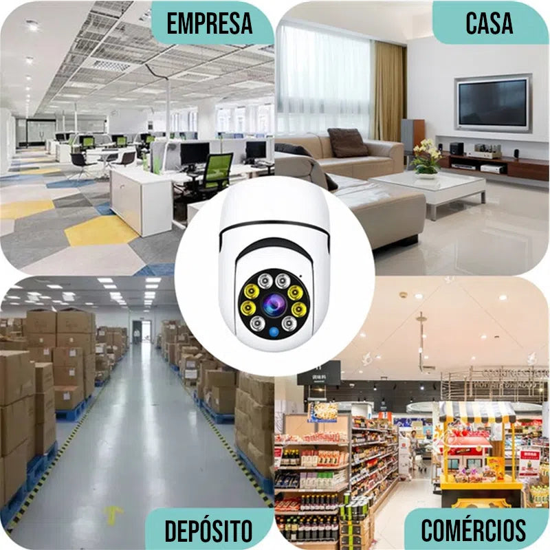 Câmera Wi-Fi Espiã 360º com Frete Grátis