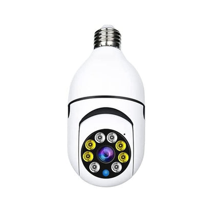 Câmera de Segurança Smart WiFi 1080P - Lâmpada LED HD para Residências
