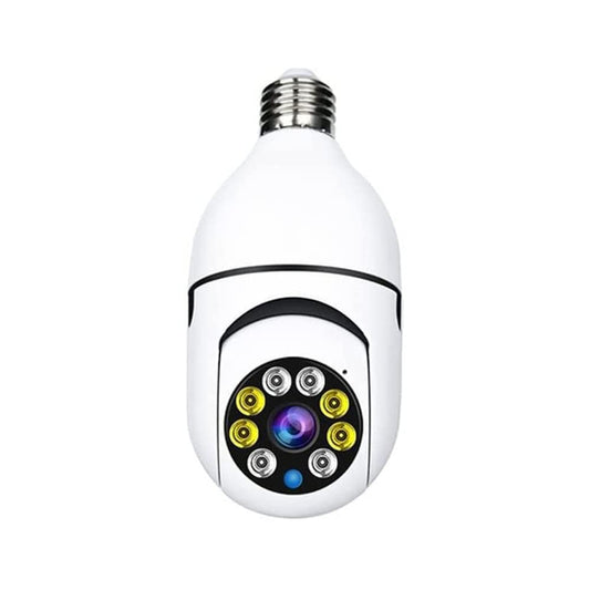 Câmera de Segurança Smart WiFi 1080P - Lâmpada LED HD para Residências
