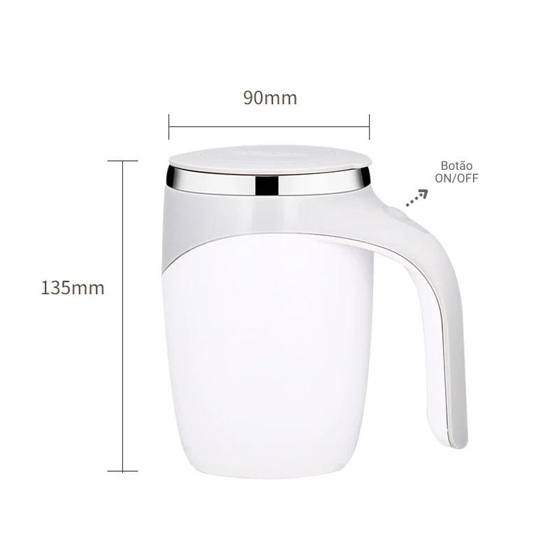 Caneca Térmica Mixer de Inox Portátil - Ideal para Bebidas Quentes e Frias