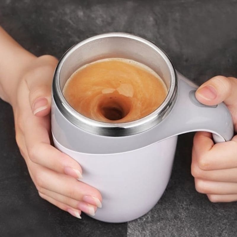 Caneca Térmica Mixer de Inox Portátil - Ideal para Bebidas Quentes e Frias