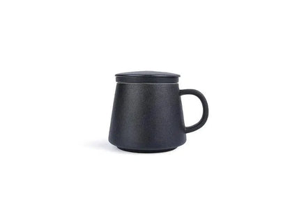Caneca de Cerâmica com Filtro Infusor e Tampa - Ideal para Chás e Infusões