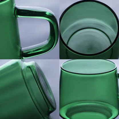 Caneca de Vidro Borossilicato 300 ml - Coleção Arco-Íris