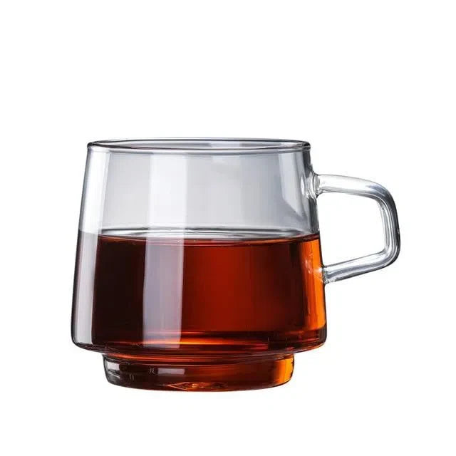 Caneca de Vidro Borossilicato 300 ml - Coleção Arco-Íris