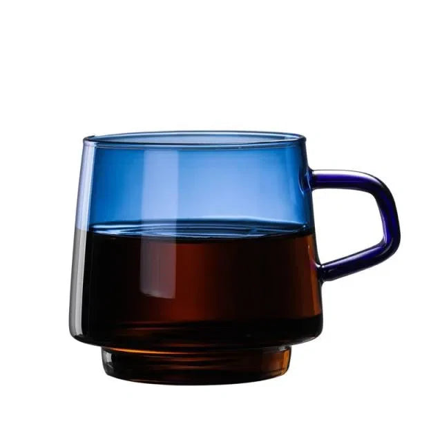Caneca de Vidro Borossilicato 300 ml - Coleção Arco-Íris