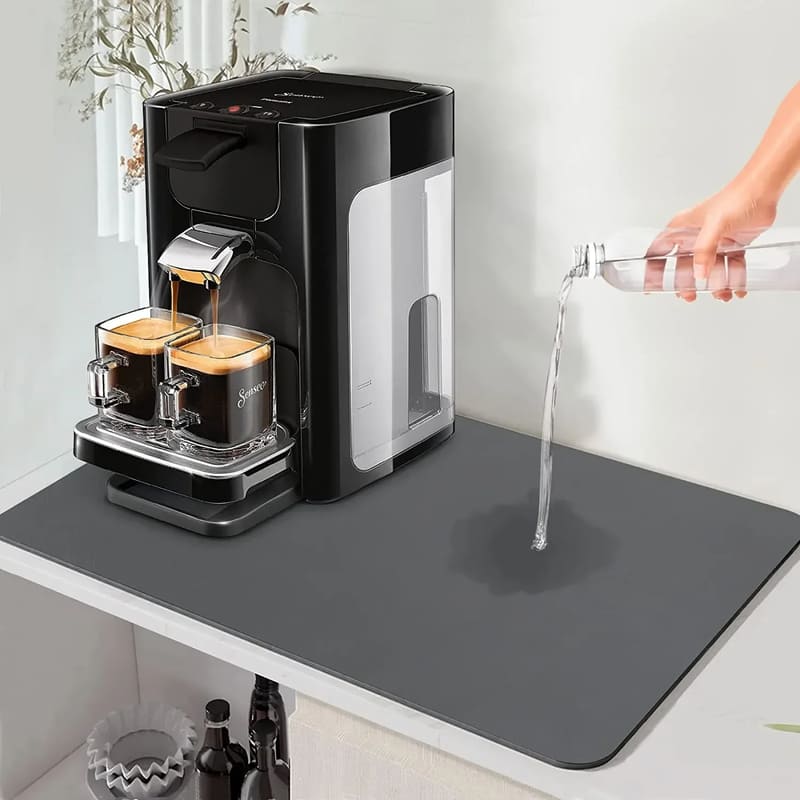 Cantinho do Café Tapete Absorvente Antiderrapante para Cozinha