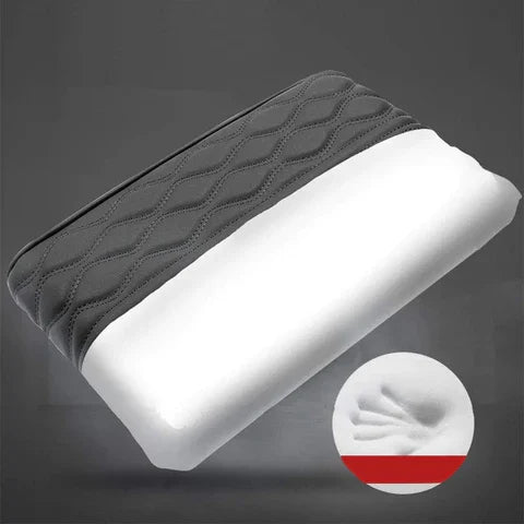 Capa de Couro para Apoio de Braço Automotivo - Acessório de Estilo e Conforto