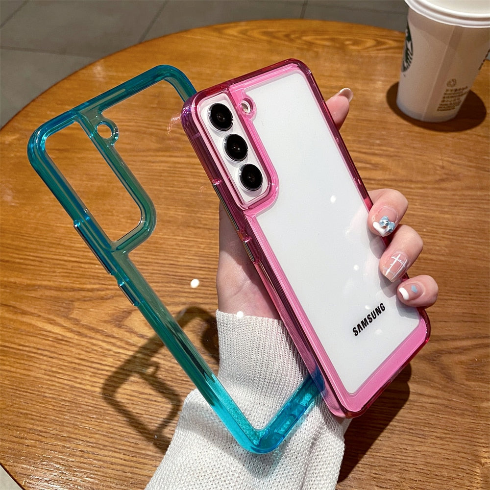Capa de Vidro Temperado Transparente para Samsung - HD Glass