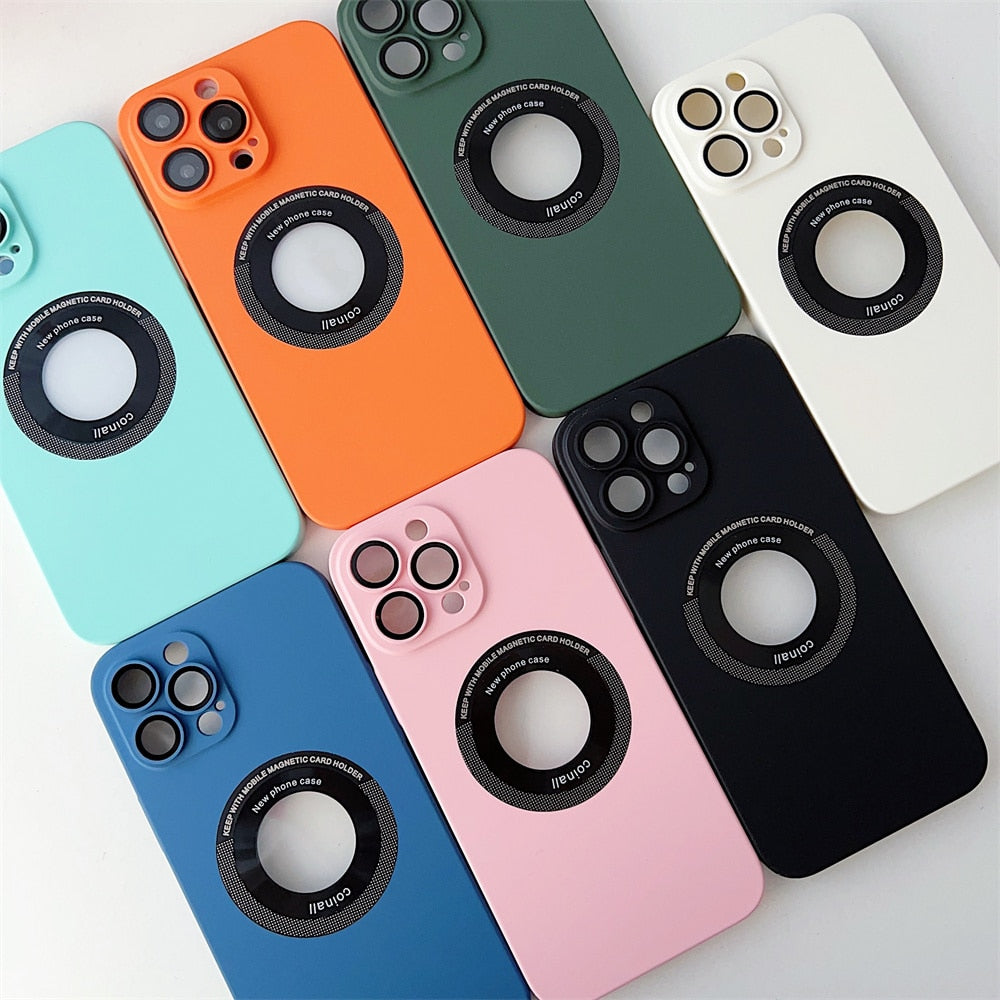 Capinha Premium para iPhone com Design em Destaque da Maçã