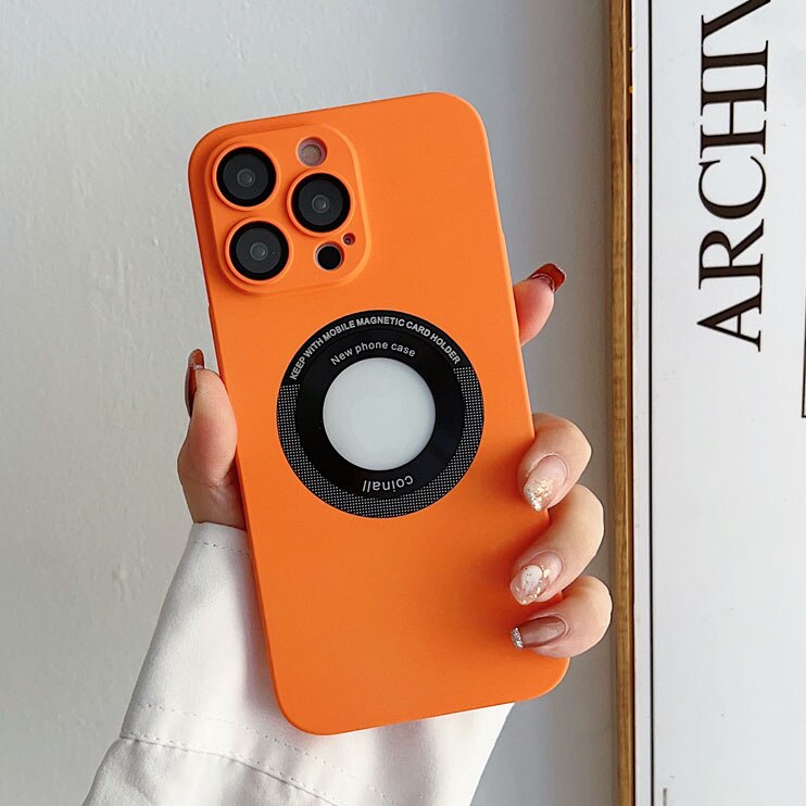 Capinha Premium para iPhone com Design em Destaque da Maçã