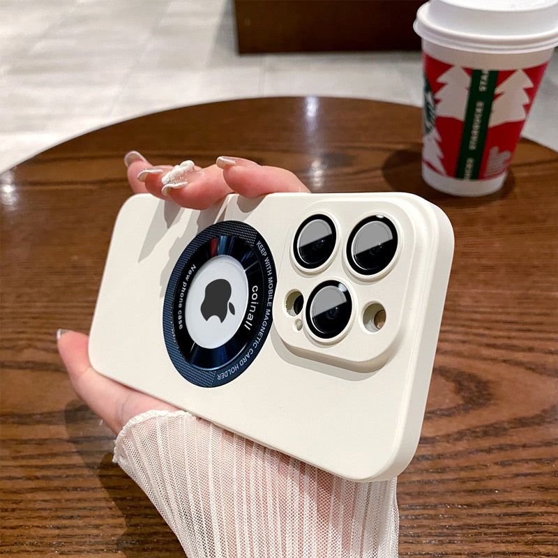 Capinha Premium para iPhone com Design em Destaque da Maçã