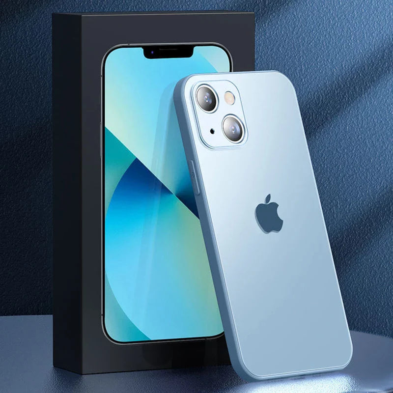 Capinha para iPhone com Vidro Temperado Fosco - Vitra Pro