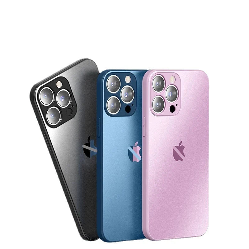 Capinha para iPhone com Vidro Temperado Fosco - Vitra Pro