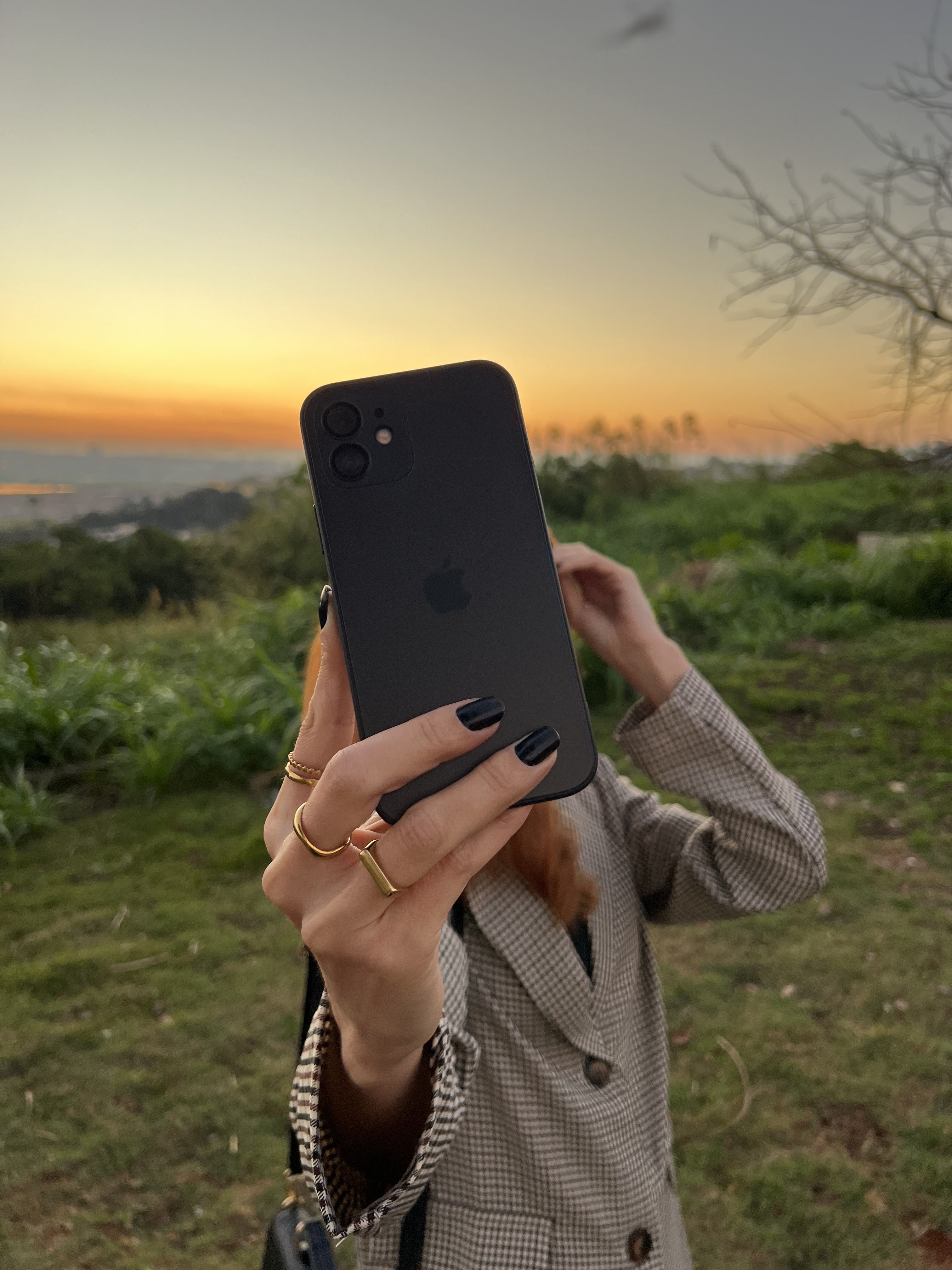 Capinha para iPhone com Vidro Temperado Fosco - Vitra Pro
