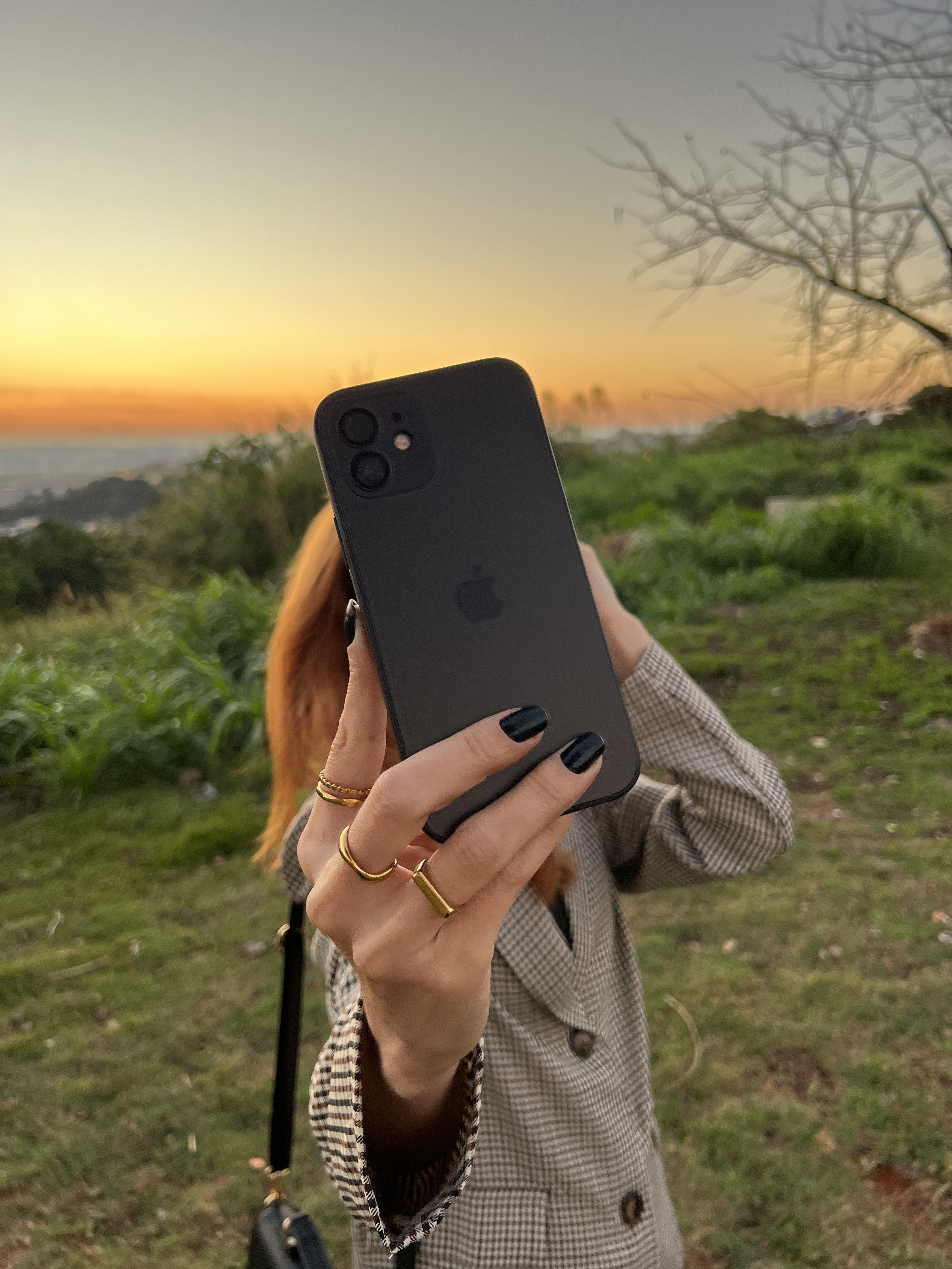 Capinha para iPhone com Vidro Temperado Fosco - Vitra Pro