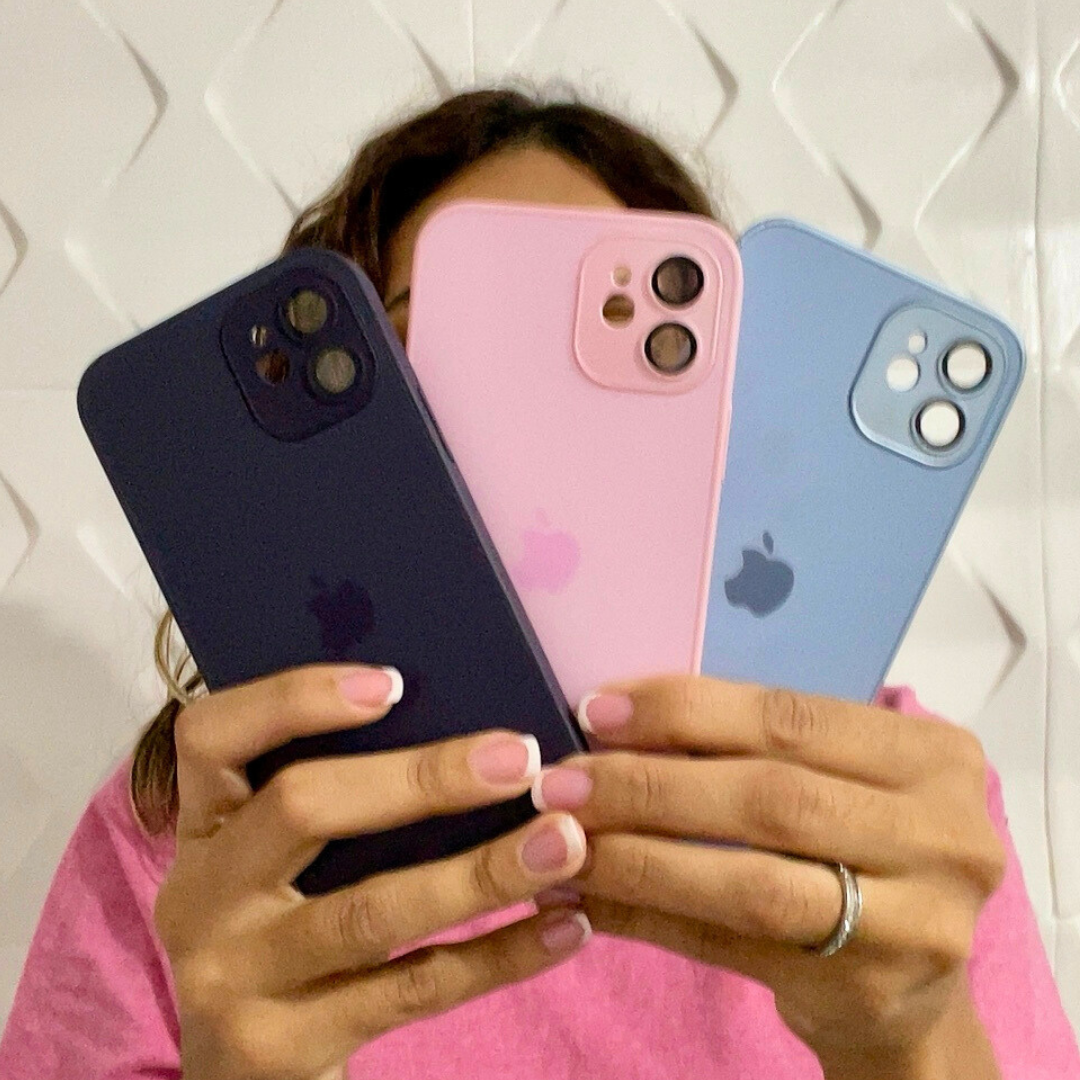 Capinha para iPhone com Vidro Temperado Fosco - Vitra Pro