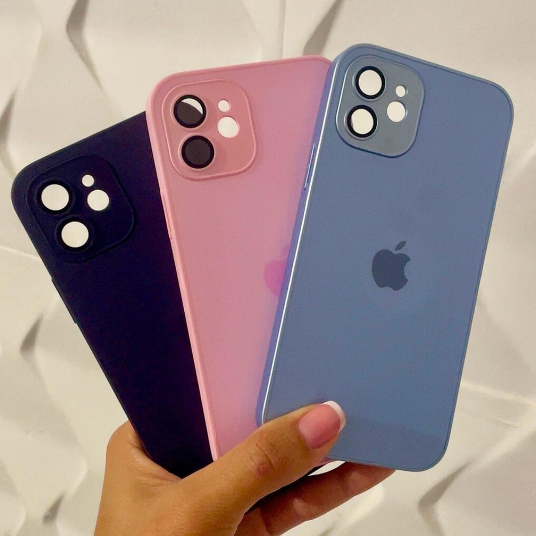 Capinha para iPhone com Vidro Temperado Fosco - Vitra Pro