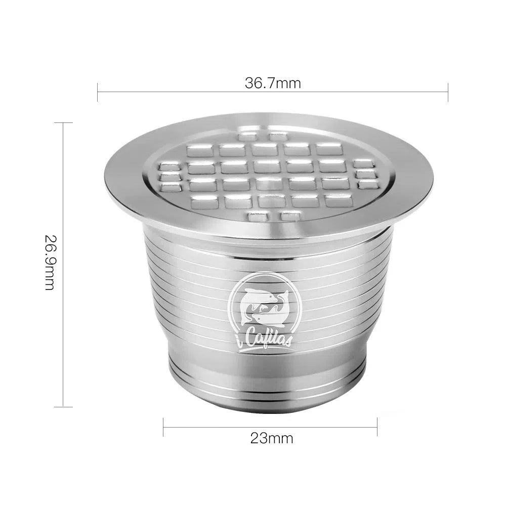Cápsula Reutilizável de Aço Inoxidável para Nespresso
