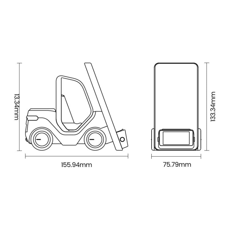Carregador Indução Sem Fio para Carro - Compatível com iPhone, Samsung e Huawei